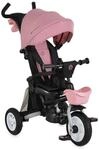 Byox Dreirad Flexy Lux 3 in 1 Tricycle, klappbar, Gummireifen, drehbarer Sitz rosa