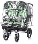 Chipolino Universal Regenschutz Zwillings-Kinderwagen, Doppelsitzer Regenhaube