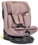 Lorelli Kindersitz Solaris i-Size 40 - 150 cm St&uuml;tzbein 360 Grad Drehung Kissen rosa