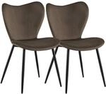 CLP Esszimmerst&uuml;hle 2er Set gepolstert Maika, Polsterst&uuml;hle ergonomisch mit