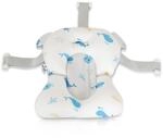 Moni Baby-Badekissen Sea Stars HA-B48, Badeauflage, Kunststoff Clips, ab Geburt blau