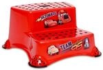 Lorelli Kinder Badhocker, zweistufig, Tritthocker, Gummi-Noppen, rutschfest rot