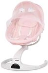 Chipolino Babywippe E-Sway Fernbedienung Musik Bluetooth Pl&uuml;schtiere Timer Gurt rosa