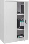 Aktenschrank MCW-H17, Stahlschrank B&uuml;roschrank Schrank, 2 T&uuml;ren abschlie&szlig;bar