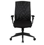 Schreibtischstuhl Finebuy Stoff Schwarz Drehstuhl Armlehne B&uuml;ro Sessel B&uuml;rostuhl