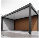 Weide Weide Wpc Holz Optik Wand F&uuml;r Carport 5,3 Meter