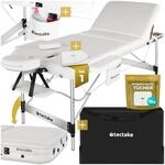 tectake&reg; 3 Zonen Massageliege, Breite 70 cm, Polsterung 5 cm, mit...