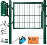 KESSER&reg; Gartentor Premium Gartent&uuml;r aus Metall verzinktem Stahl, Gartent&uuml;r f&uuml;r