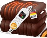 KESSER&reg; Heizdecke aus Pl&uuml;sch T&Uuml;V S&Uuml;D GS gepr&uuml;ft elektrische W&auml;rmedecke...