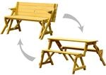 Dobar 2in1 Picknicktisch und Sitzbank