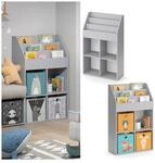 Vicco Kinderregal B&uuml;cherregal Wandregal Luigi Hellgrau 72x114 cm modern Kinderzimmer
