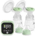 Lorelli Doppelmilchpumpe Eva elektrisch Fassungsverm&ouml;gen 180ml USB-Kabel Timer...