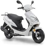 LuXXon Motorroller ECO (45km/h) E5 EFI, wei&szlig; - 50ccm 4-Takt, 2,2kW/3PS, 1,9l/100km,