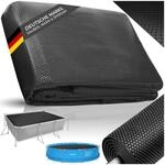 tectake&reg; Pool-Solarfolie, rechteckig und selbstschwimmend, St&auml;rke 110 &micro;m, 160 x