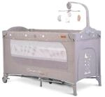 Cangaroo Reisebett Once upon a time Laufstall zwei Ebenen Matratze Wickelauflage grau