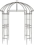 CLP Gartenpavillon wetterfest Keira, Rosenbogen mit Rankhilfe, 270x200 cm,