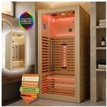 ARTSAUNA&reg; Infrarotkabine Trondheim90 Natur - Vollspektrumstrahler mit