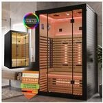 ARTSAUNA&reg; Infrarotkabine Trondheim120 Schwarz - Saunakabine mit...