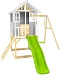 Zwerkules Spielhaus Valli 2 inkl. Rutsche & Schaukel 352x280x244cm