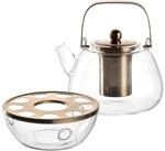Leonardo Teekanne mit Metallhenkel + St&ouml;vchen T&egrave; Per Te 1,2 Liter