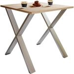 VCM Premium Holz Esstisch H. 76 x B. 80 x T. 80 cm K&uuml;chentisch Speisetisch Tisch