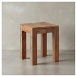 KADIMA DESIGN Massivholz-Tisch NAKO: Handgefertigt, 45x40x45 cm, Sheeshamholz,...
