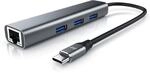 Primewire - USB C HUB mit RJ45 Ethernet - 10/100/1000 Mbit/s - Gigabit Ethernet, LAN