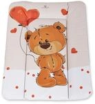 Cangaroo Wickelauflage Soft 50 x 70 cm, gepolstert erh&ouml;hter Rand, abwaschbar braun