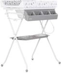 Chipolino Babywanne Wickeltisch 2 in 1 Aqua Zubeh&ouml;rfach klappbar St&auml;nder Stopfen