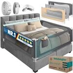 KESSER&reg; Bettgitter Bettschutzgitter Rausfallschutz f&uuml;r Boxspring- und...