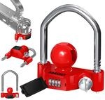 MASKO&reg; Anh&auml;ngerschloss Zahlenschloss mit 4 Stellig Code f&uuml;r g&auml;ngige