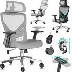 KESSER&reg; B&uuml;rostuhl mit verstellbaren Armlehnen Drehstuhl mit...