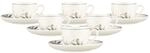 Seltmann Weiden Espressotassen mit Untertassen Savona Provence 110 ml 6er Set