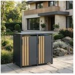 M&uuml;lltonnenbox KANTO - 2x 240L