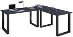 VCM VCM Holz Schreibtisch Eckschreibtisch schlicht 130x130 L Form links oder