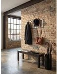 Wandgarderobe Metall Silber Modern 65x30x10 cm