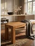 Esszimmerbank MUMBAI Massivholz Landhausstil, Akazie 120x35x45 cm