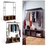 Vicco Kleiderschrank Garderobenschrank Fyrk Schlafzimmer Sitzbank Schuhschrank