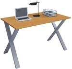 VCM Holz Schreibtisch H. 76 x B. 140 x T. 50 cm Computertisch schlicht F&uuml;&szlig;e