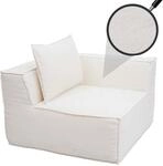 Eckteil/Zubeh&ouml;r f&uuml;r Sofa MCW-O54, Loungesessel Polstersessel Armlehne, Stoff/Textil