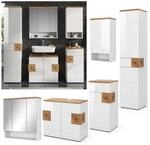 Vicco Badm&ouml;bel-Set Badezimmer-M&ouml;bel Bad-Schrank Eden Wei&szlig; Artisan modern
