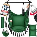 KESSER&reg; H&auml;ngesessel mit 2 Kissen Getr&auml;nkehalter & B&uuml;cherfach - Safari XXL