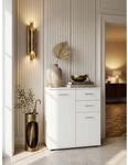 Kommode &ndash; Wei&szlig;, 71x78x35,5&nbsp;cm, T&uuml;ren und Schubladen, matt