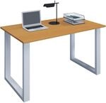 VCM Holz Schreibtisch H. 76 x B. 110 x T. 80 cm Computertisch schlicht F&uuml;&szlig;e