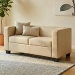 2er Sofa Lille ~ Leder, creme