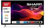Sharp 55HM5745E QLED Fernseher 55 Zoll Smart TV by TiVo 4K UHD Fernseher mit HDR