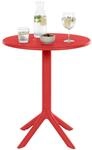 CLP Tisch Lacota rund 60 cm - Farbe: rot
