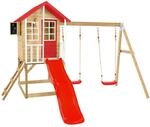 Zwerkules Spielhaus Lolla 3 inkl. Rutsche & Doppelschaukel 352x370x224cm