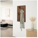 HOME DELUXE Garderobenpaneel QUEST - 55 x 105 cm Nussbraun