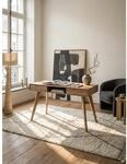 Schreibtisch &ndash; Eiche-Dekor, 120x55x77 cm, Stauraum, Skandinavischer Stil,